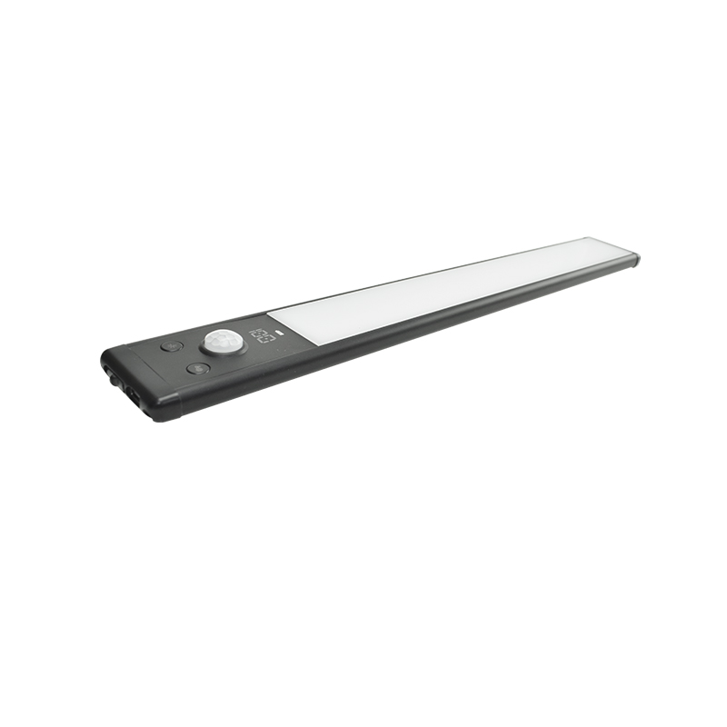 Rechargeable Motion Sensor Under Cabinet Light Bar with Battery Display