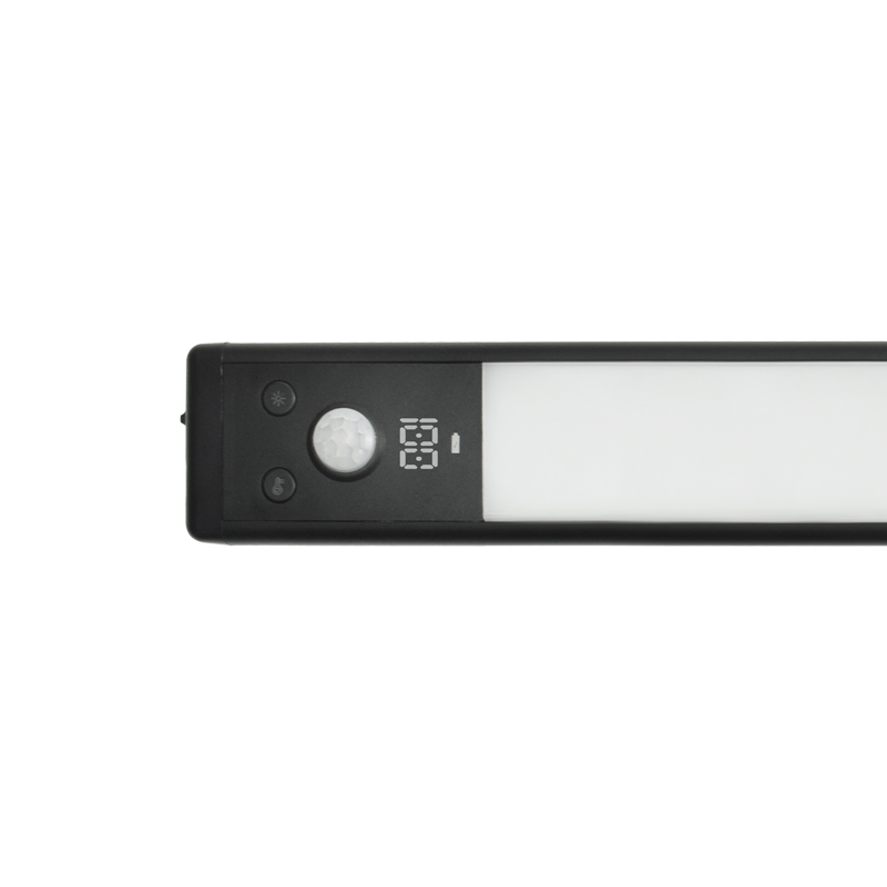 Rechargeable Motion Sensor Under Cabinet Light Bar with Battery Display