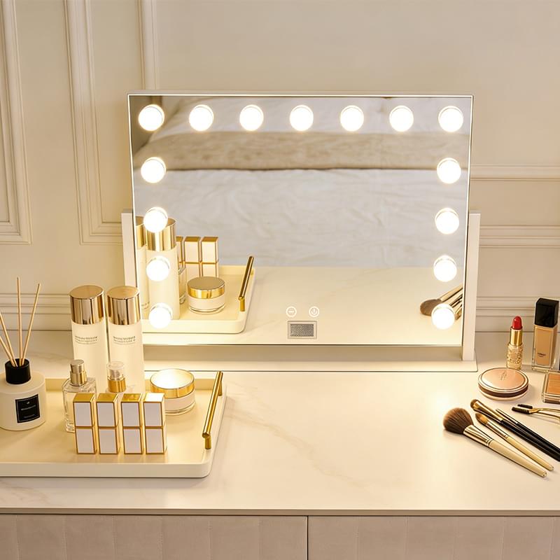 Negative Ion & Ozone Air Purification Hollywood Vanity Mirror