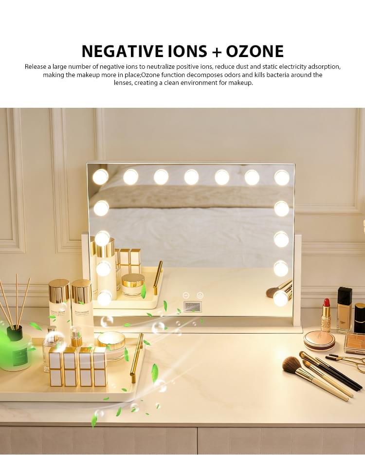 Self Haircut Mirror with LED Light