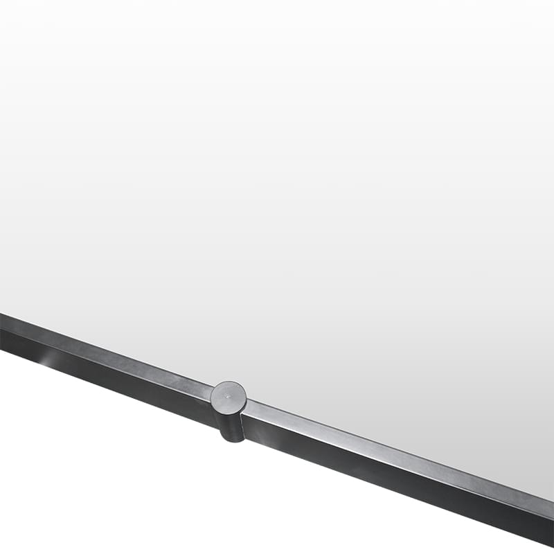 Arched Metal Framed LED Bathroom Mirror with In-Frame Touch Control