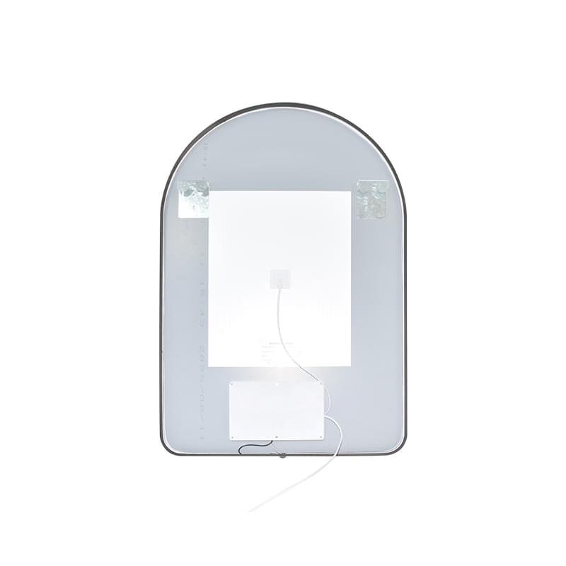 Arched Metal Framed LED Bathroom Mirror with In-Frame Touch Control
