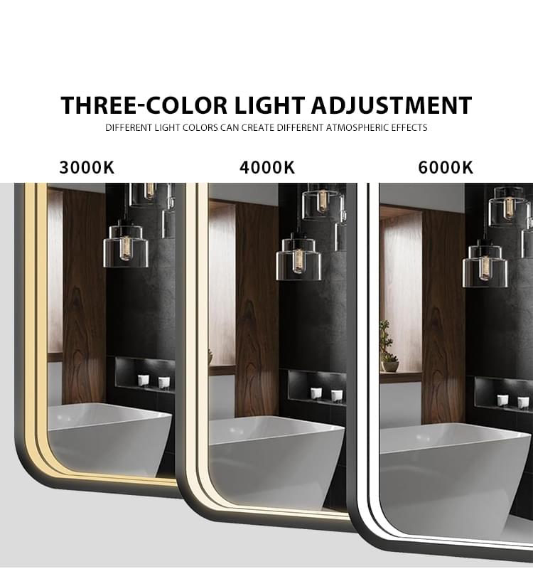 Metal Framed LED Vanity Mirror