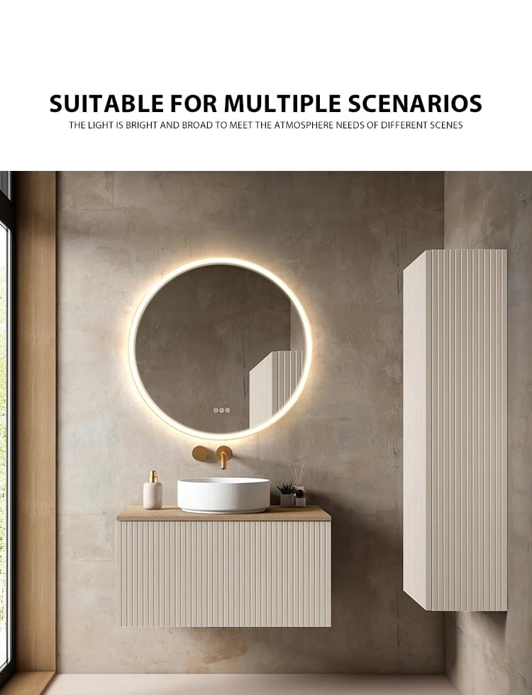 round led bathroom mirror