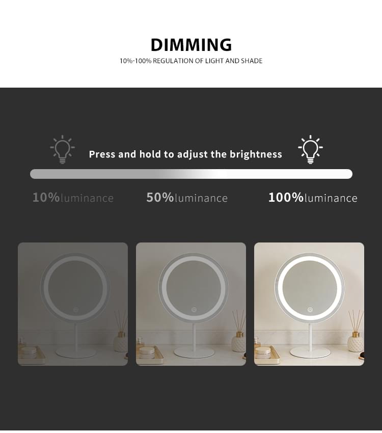 makeup vanity mirror with lights