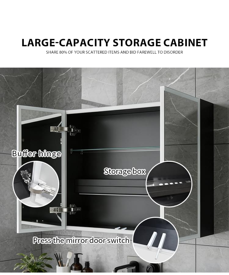 Medicine Cabinet with Internal Storage