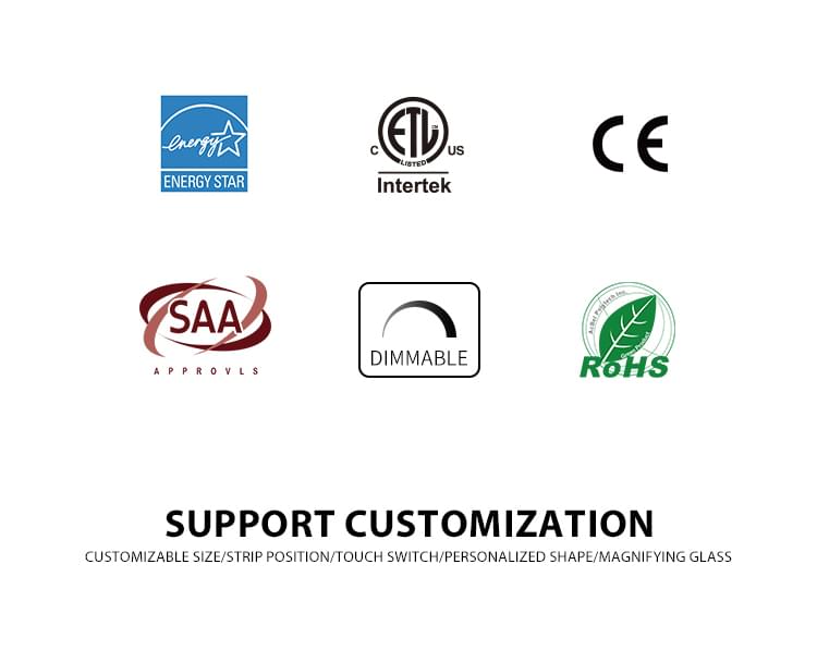 Up/Down Illumination Mirror Cabinet