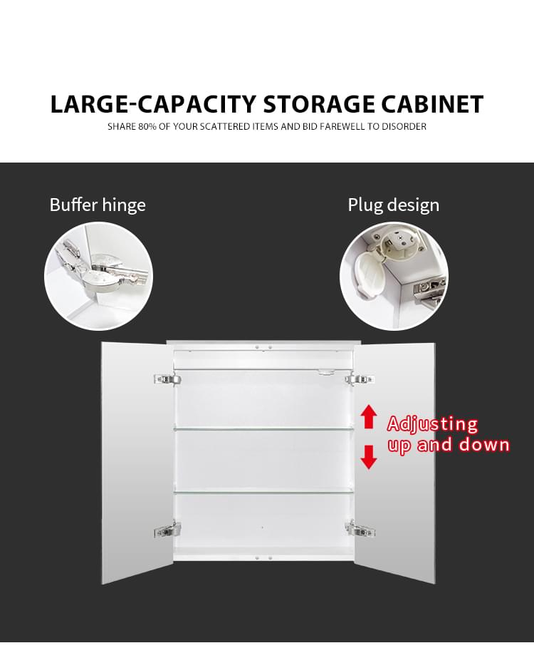 Up/Down Illumination Mirror Cabinet
