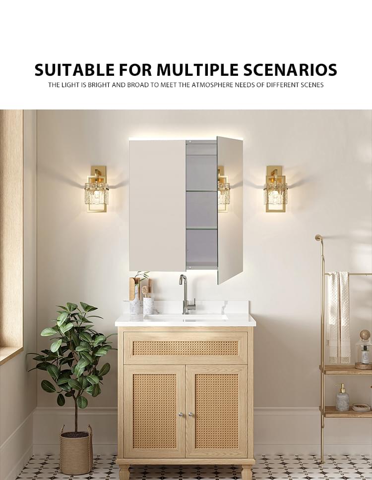 Up/Down Illumination Mirror Cabinet