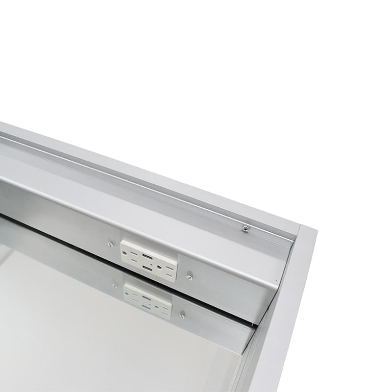 Recessed or Surface Mount LED Mirror Cabinet | Built-in Plug Socket