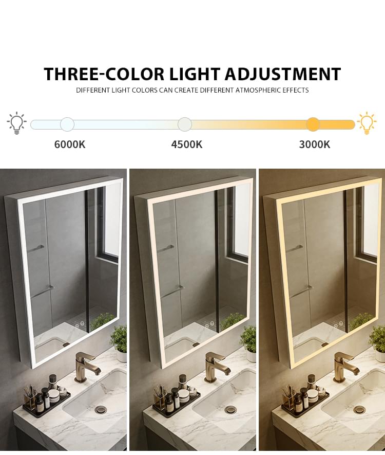 Surface Mount LED Mirror Cabinet