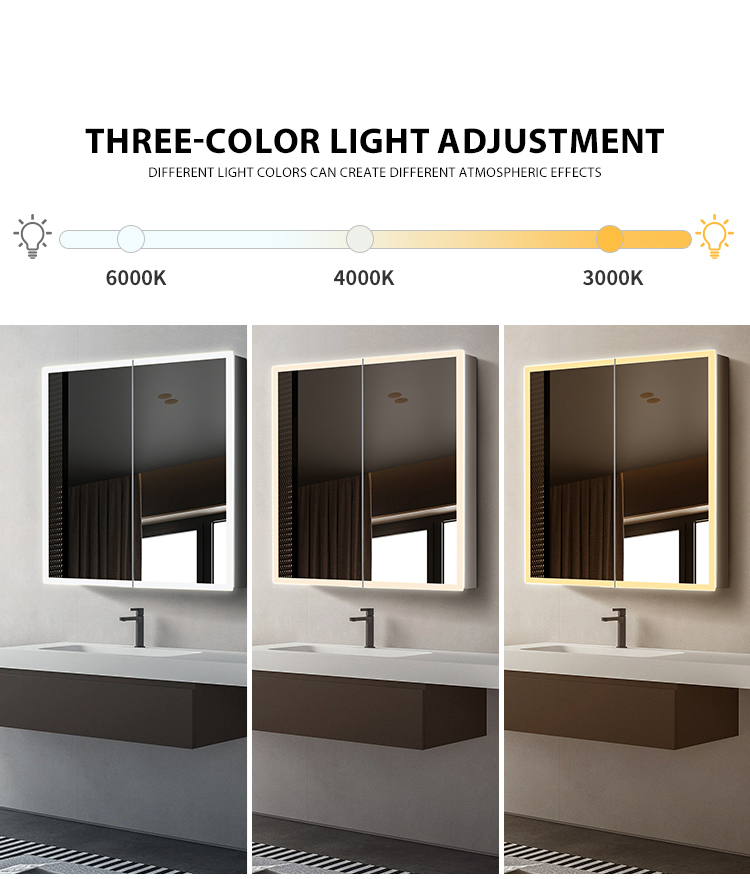 LED Bathroom Mirror Cabinet