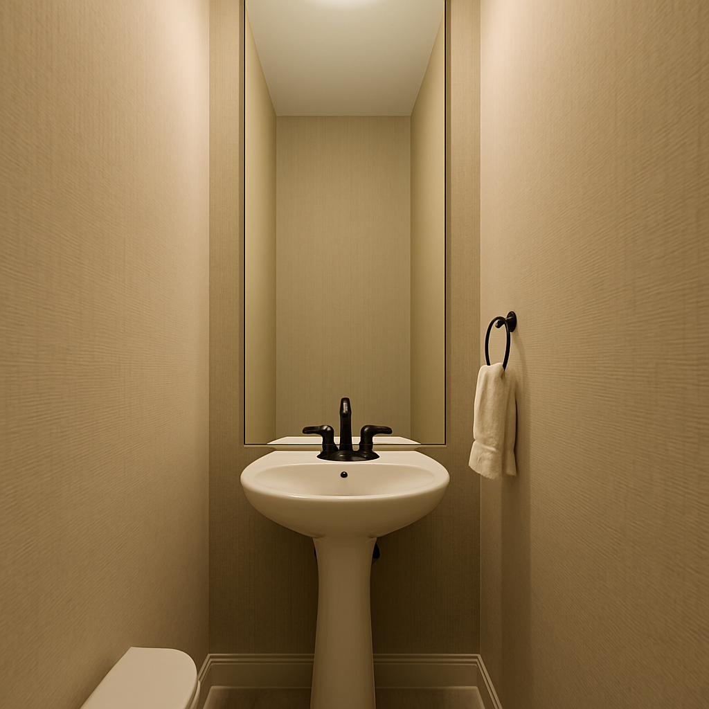 vanity mirror size