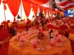 Red theme Marquee tent Wedding tent