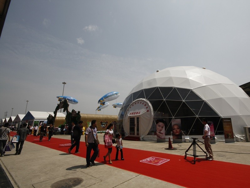 Dome tent outlet event