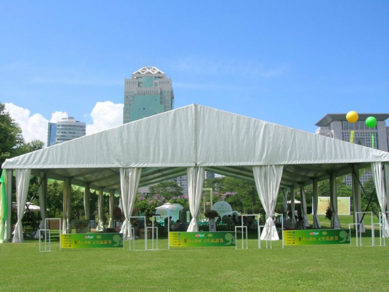 Outside Lawn wedding marquee tent