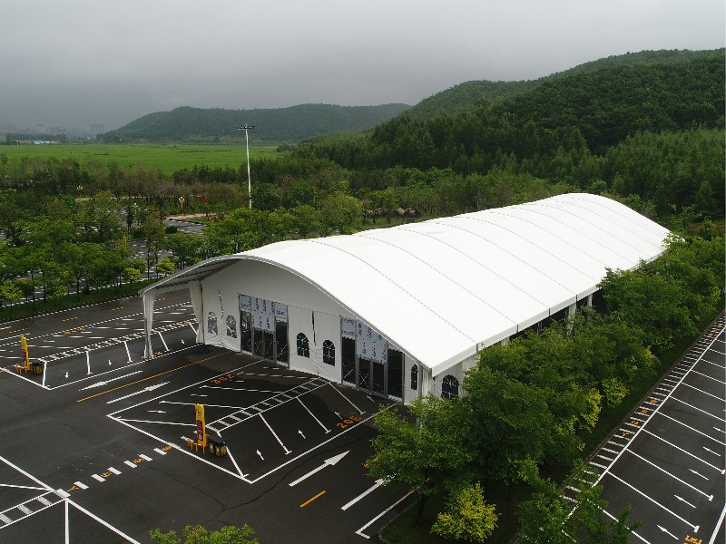 Wedding Curve Tent