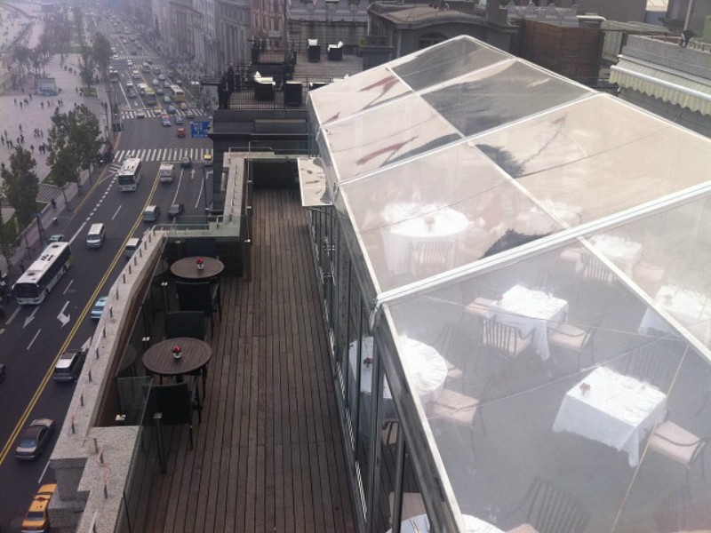 Clear PVC Roof Cover
