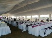 結婚式のテント