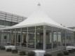 Tente cubique de toit pyramidale modulaire