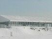Mur de verre Tente de chapiteau Exposition de la station de ski