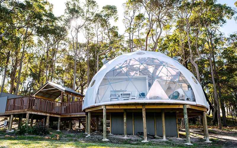 Domo, carpa domo para hoteles en el exterior