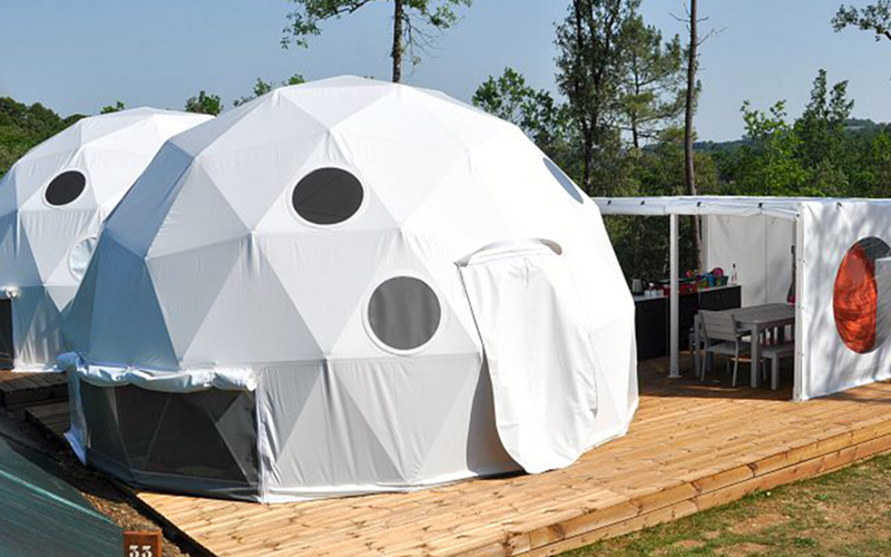 Domo, carpa domo para hoteles en el exterior