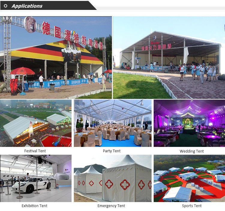Large warehouse tents