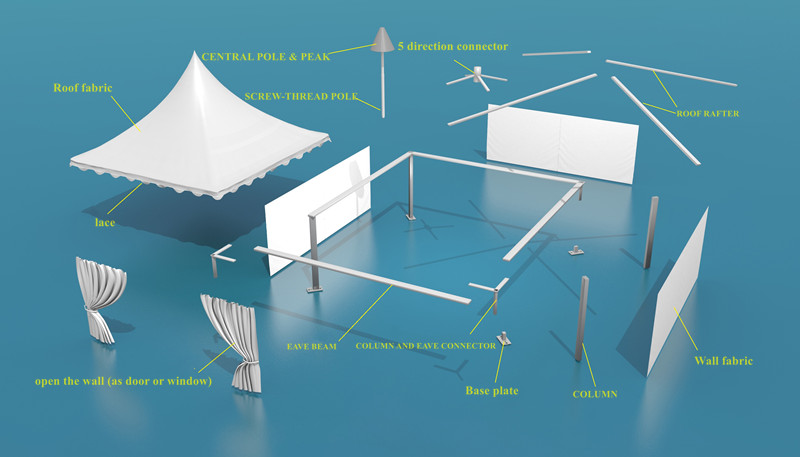  resort pagoda tent Price