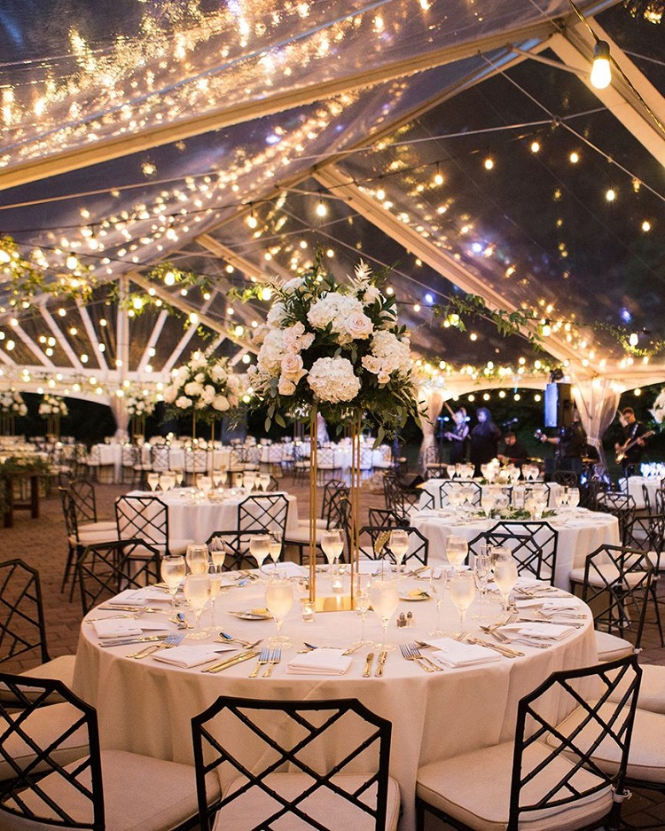 clear marquee tent
