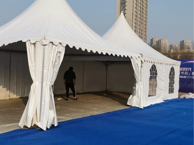 Temporary sales activities pagoda tent