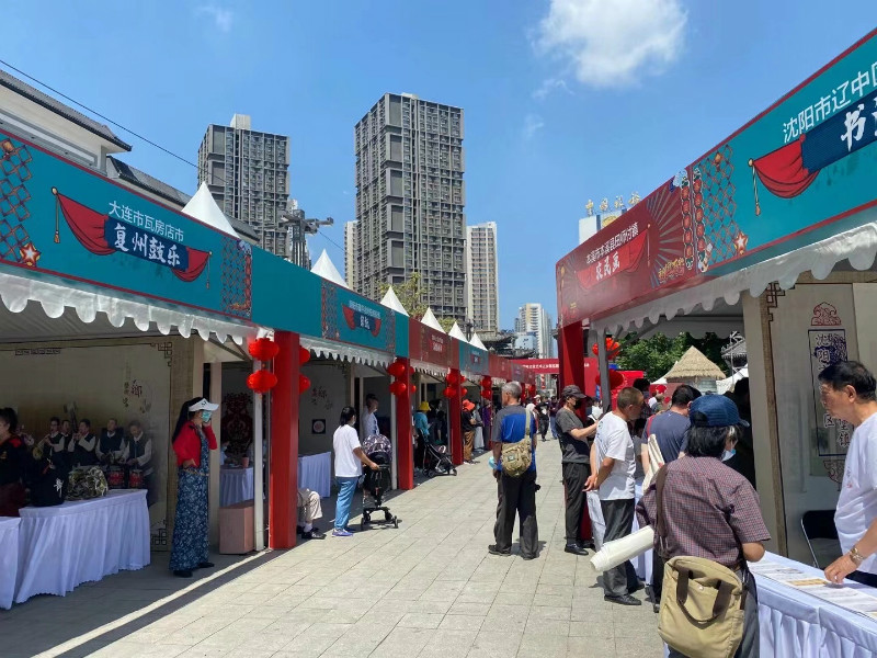 Temporary sales activities pagoda tent