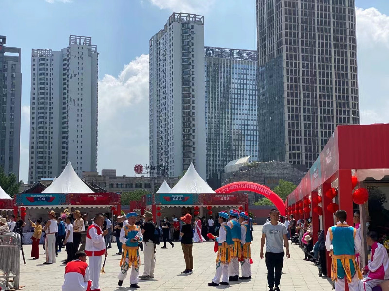 Temporary sales activities pagoda tent