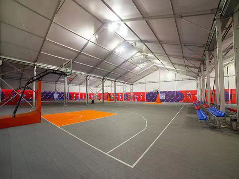 basketball hall tent