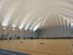 cúpula de aire de la cancha de tenis
