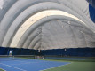 cúpula de aire de la cancha de tenis