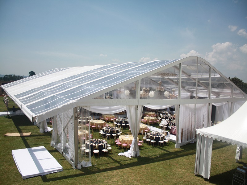 transparent wedding tent