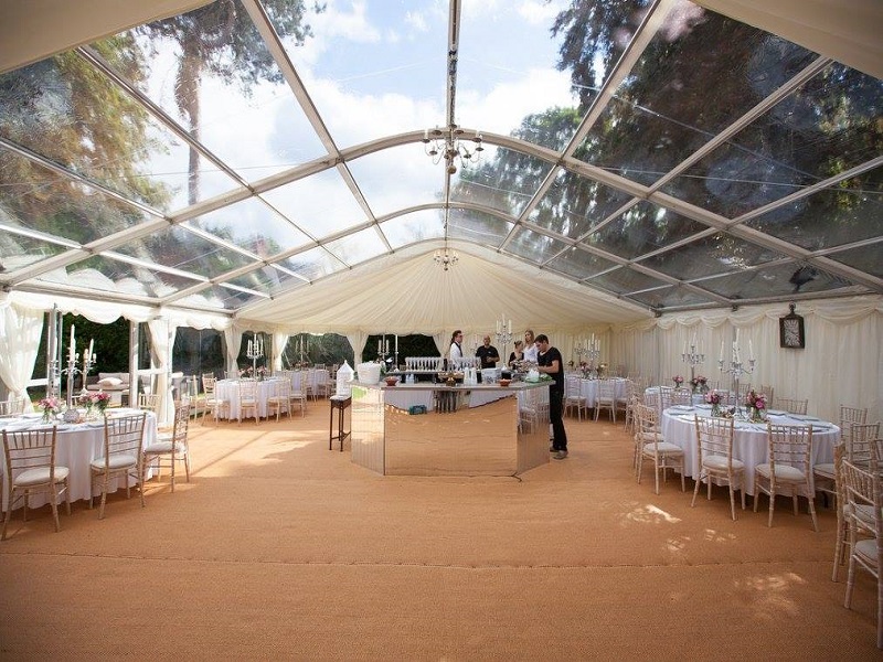 clear marquee