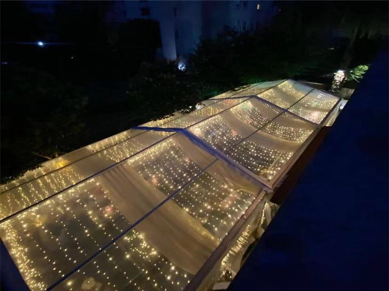 Carpa transparente para eventos y fiestas
