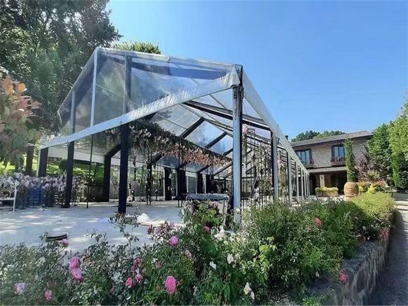 Carpa transparente para eventos y fiestas