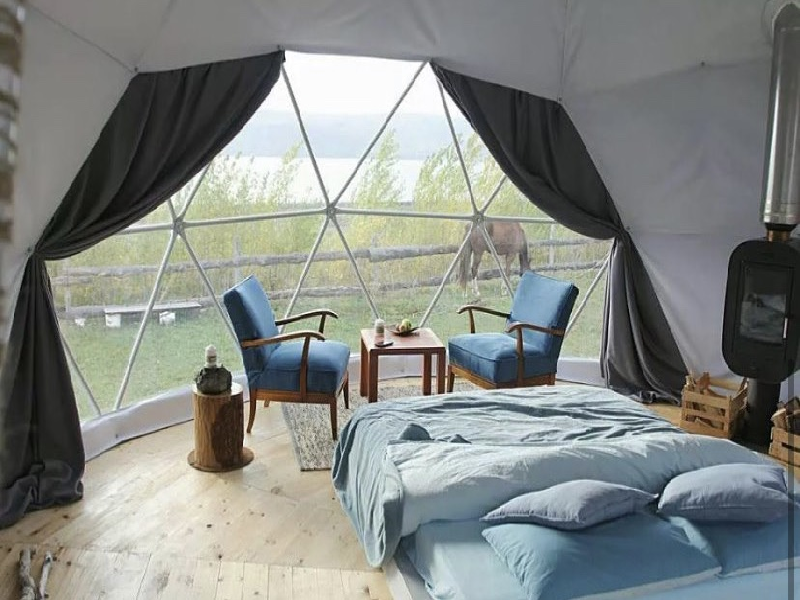 Carpa domo de hotel resort