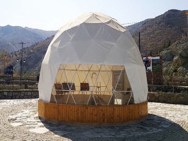 Carpa domo de hotel resort