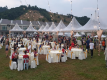 투명 탑 레스토랑 파티 텐트