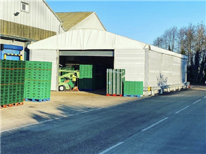 Small warehouse arcum tent
