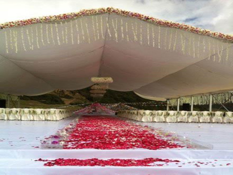 Wedding ceremony tent
