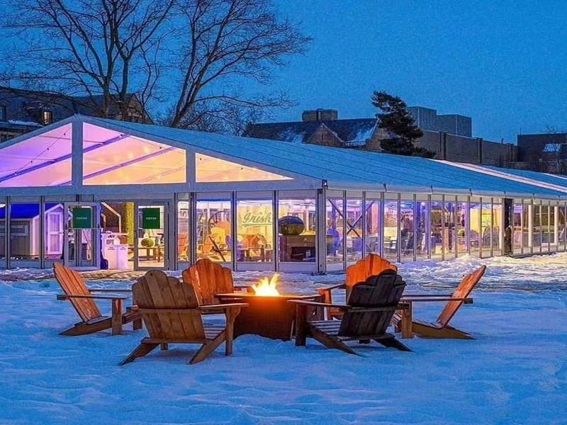 heated party tent