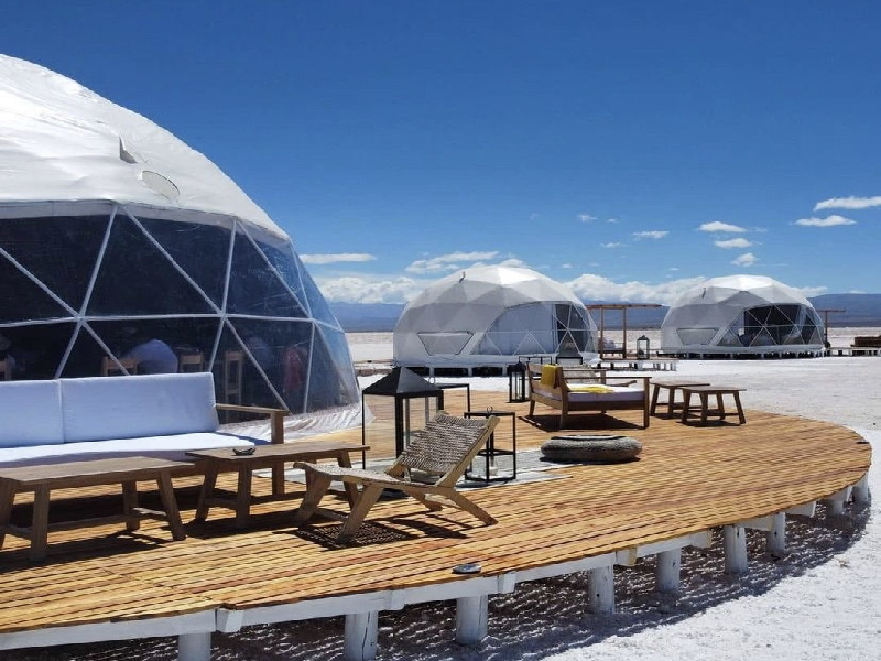 Tienda de campaña esférica para acampar