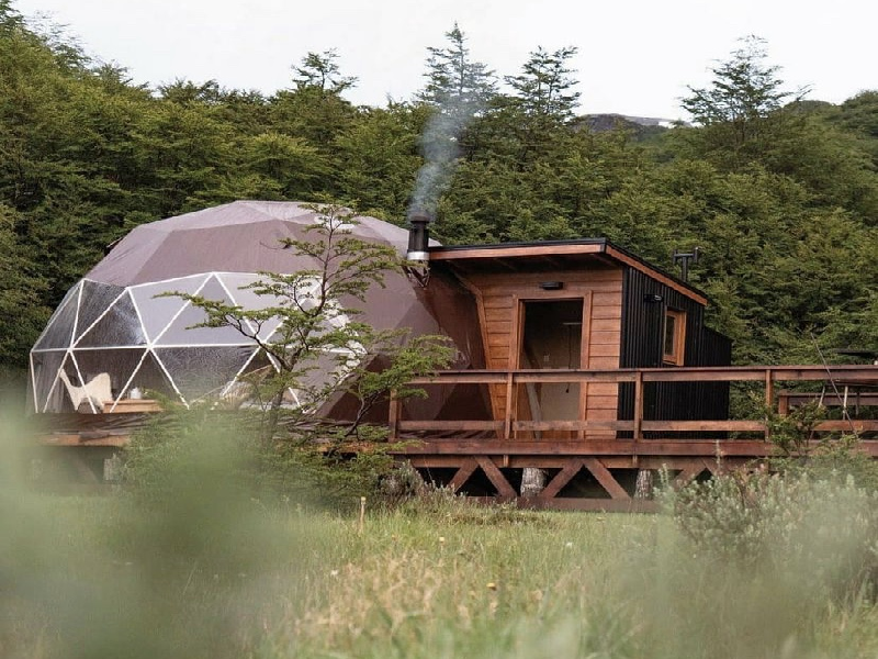 Tienda de campaña esférica para acampar