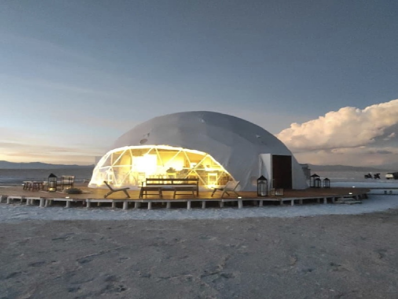 Tienda de campaña esférica para acampar