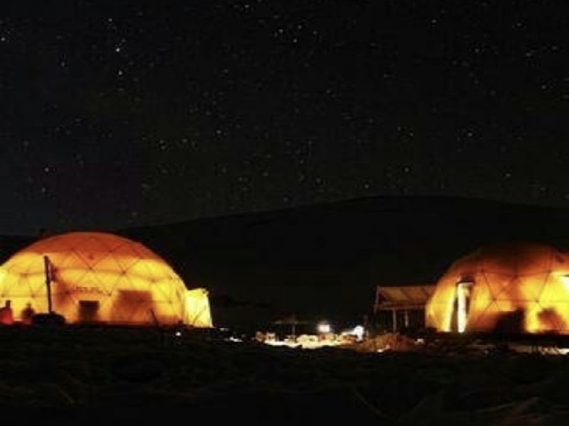 Unique spherical tent